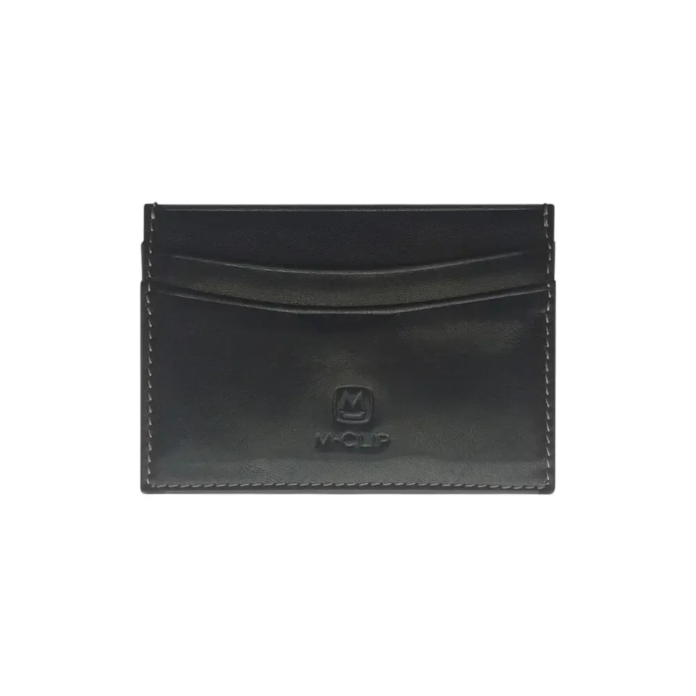 M-CLIP Leather RFID Case Horizontal in Black
